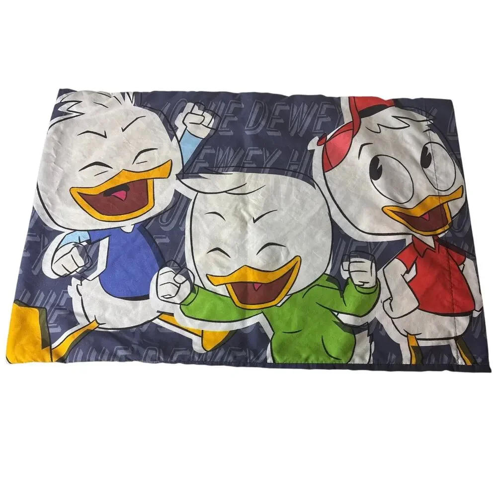DuckTales Huey Dewey Louie Reversible Pillowcase Standard Duck Tales Pillow Case